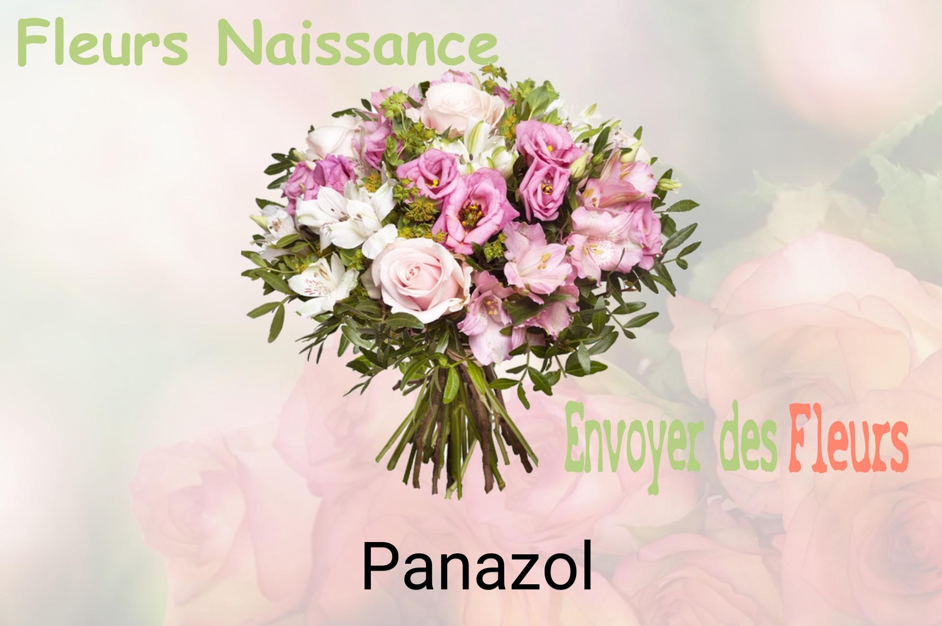 Bouquet de fleurs de naissance livré à Panazol